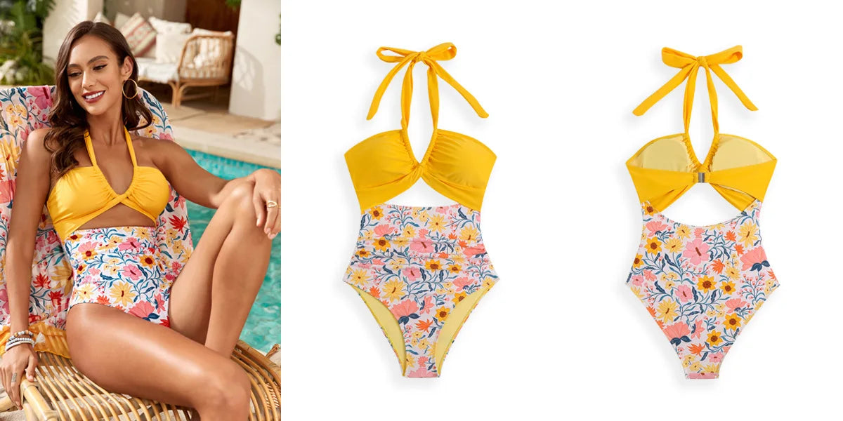 Savanna Halo - Cut-Out One-Piece