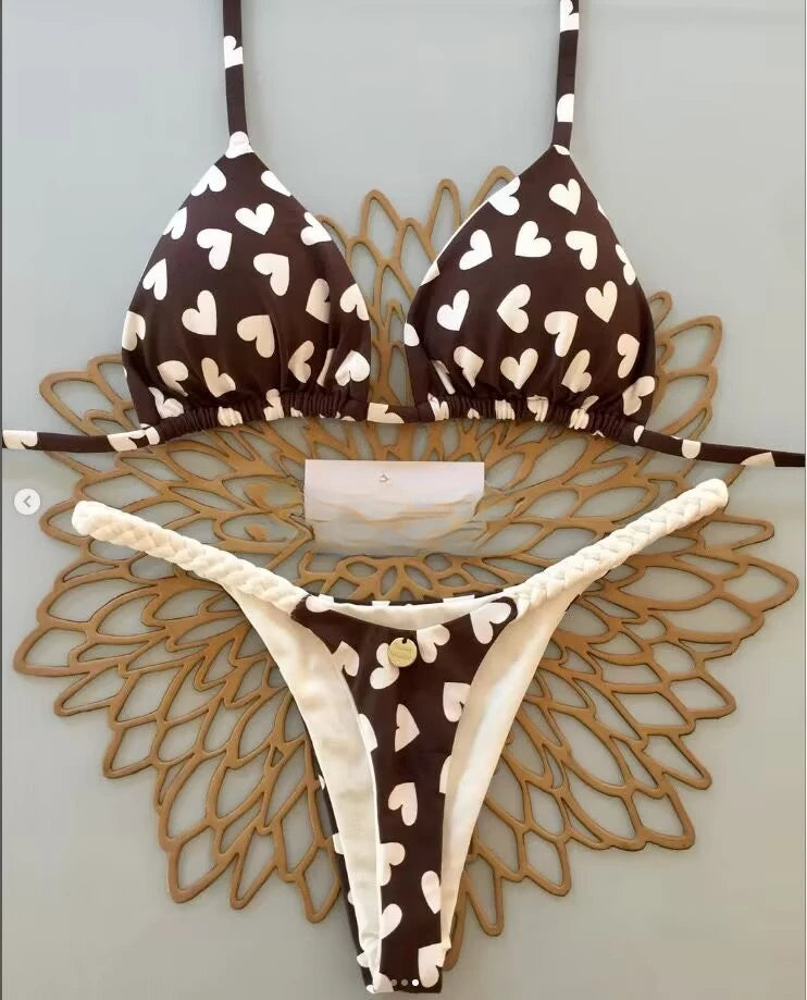 Savanna Luxe – Leopard Trim Bikini