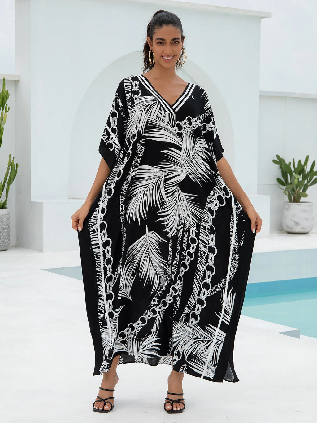 Riviera Chain - Print Robe