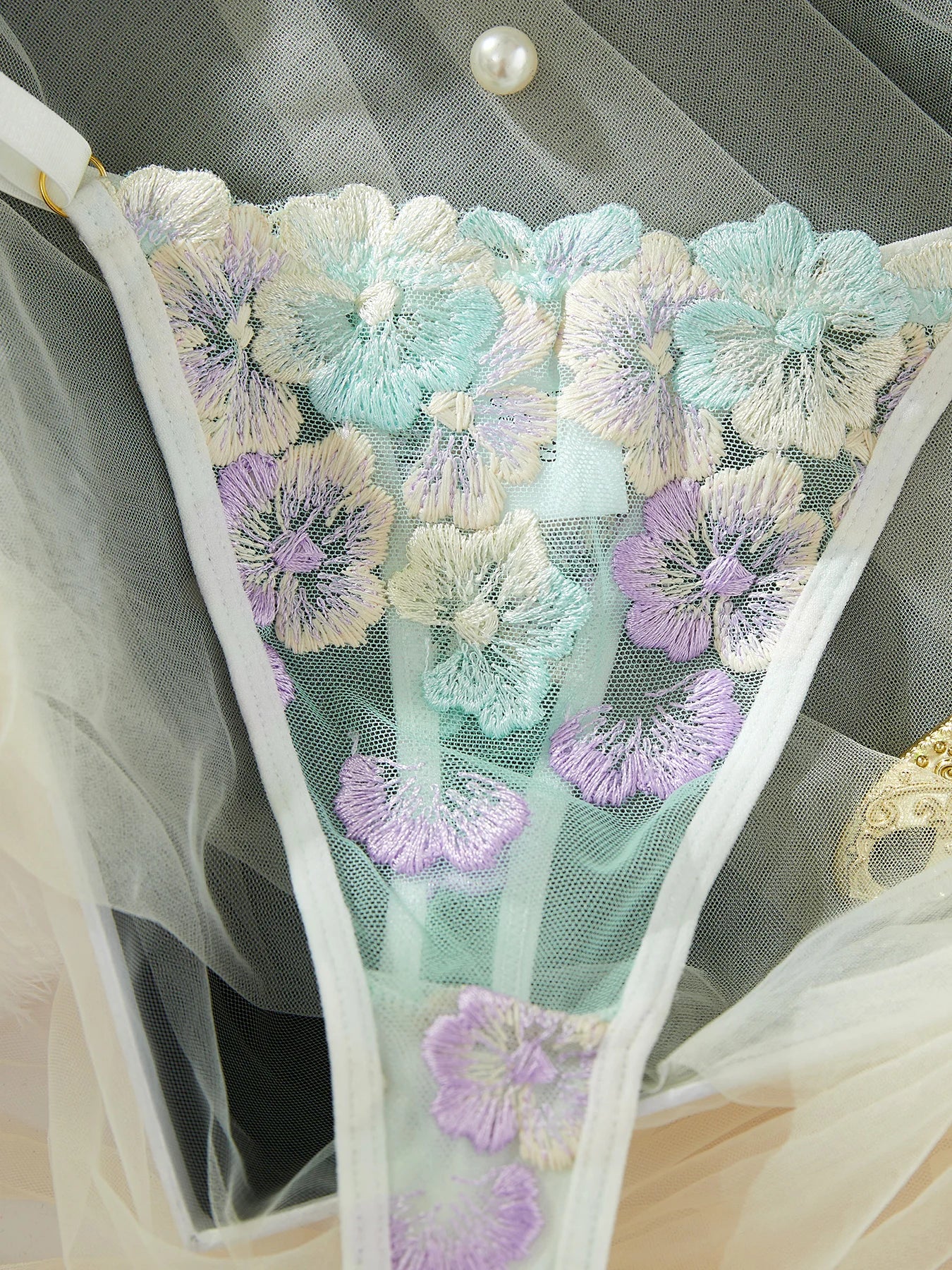 Embroidered Mesh Fairy Lingerie Set (OnlyFans)