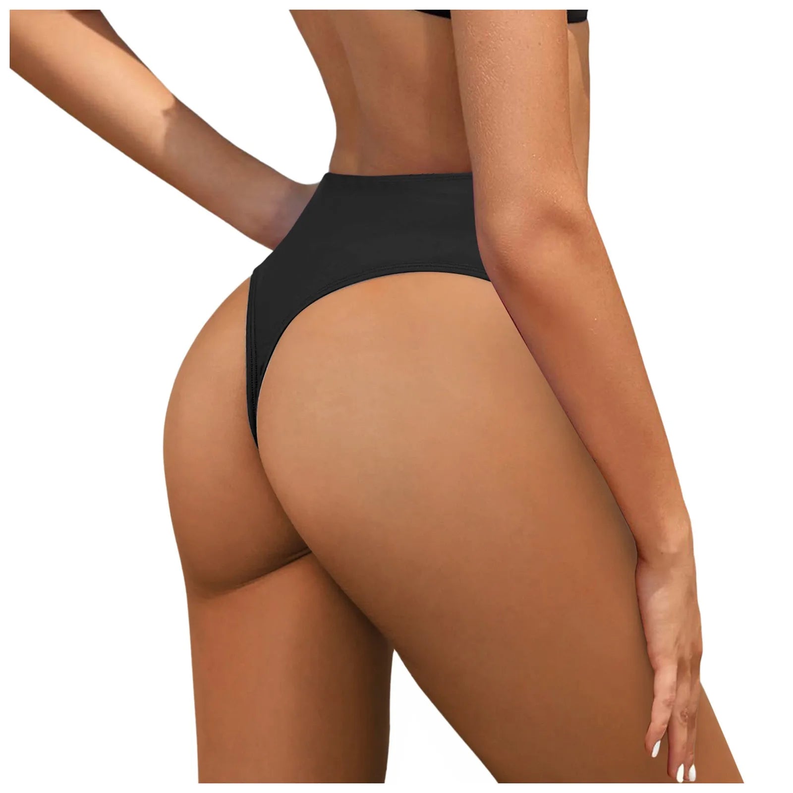 Solea Wave – High-Waist Bikini Bottoms