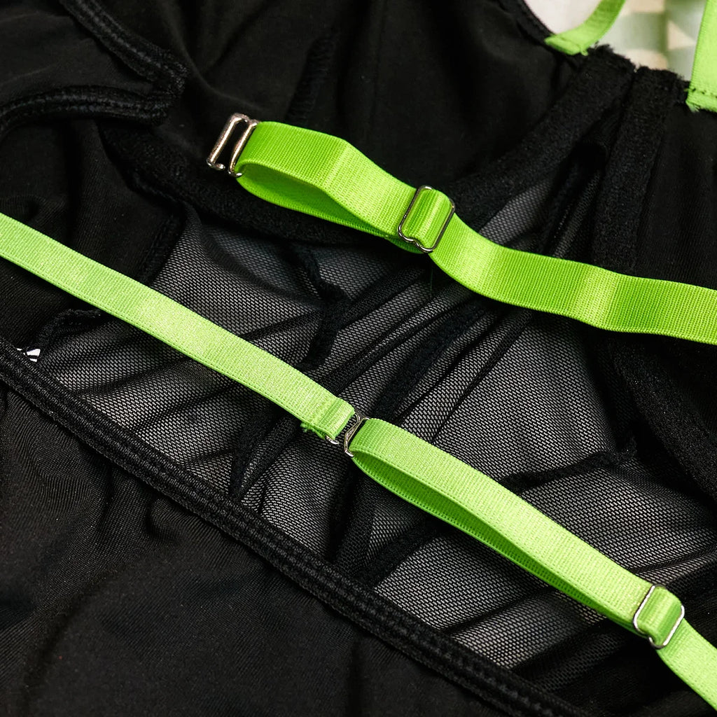 Off-Shoulder Lace Bodysuit – Bandage Fit