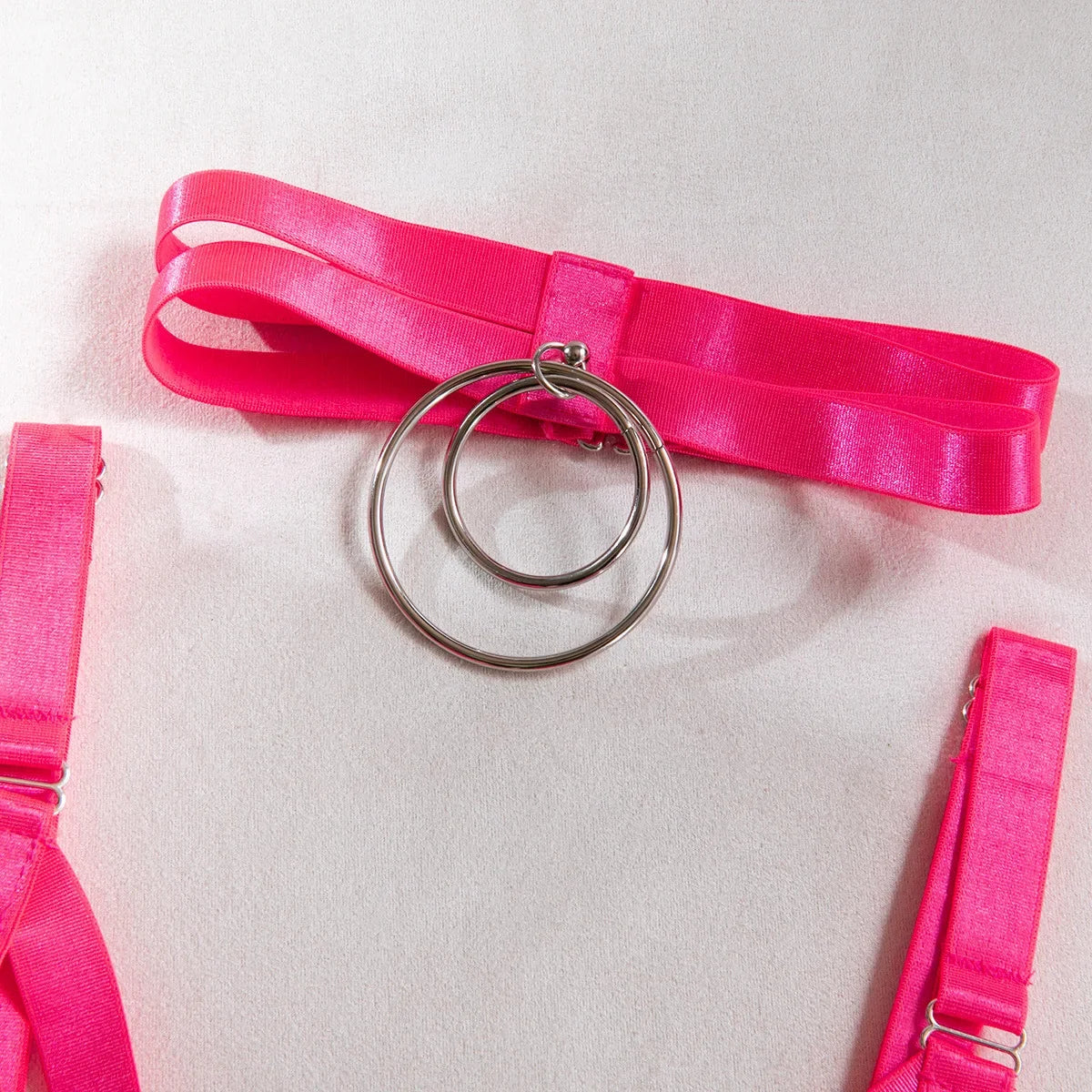 Hollow-Out Lace Bodysuit – Deep V Underwire