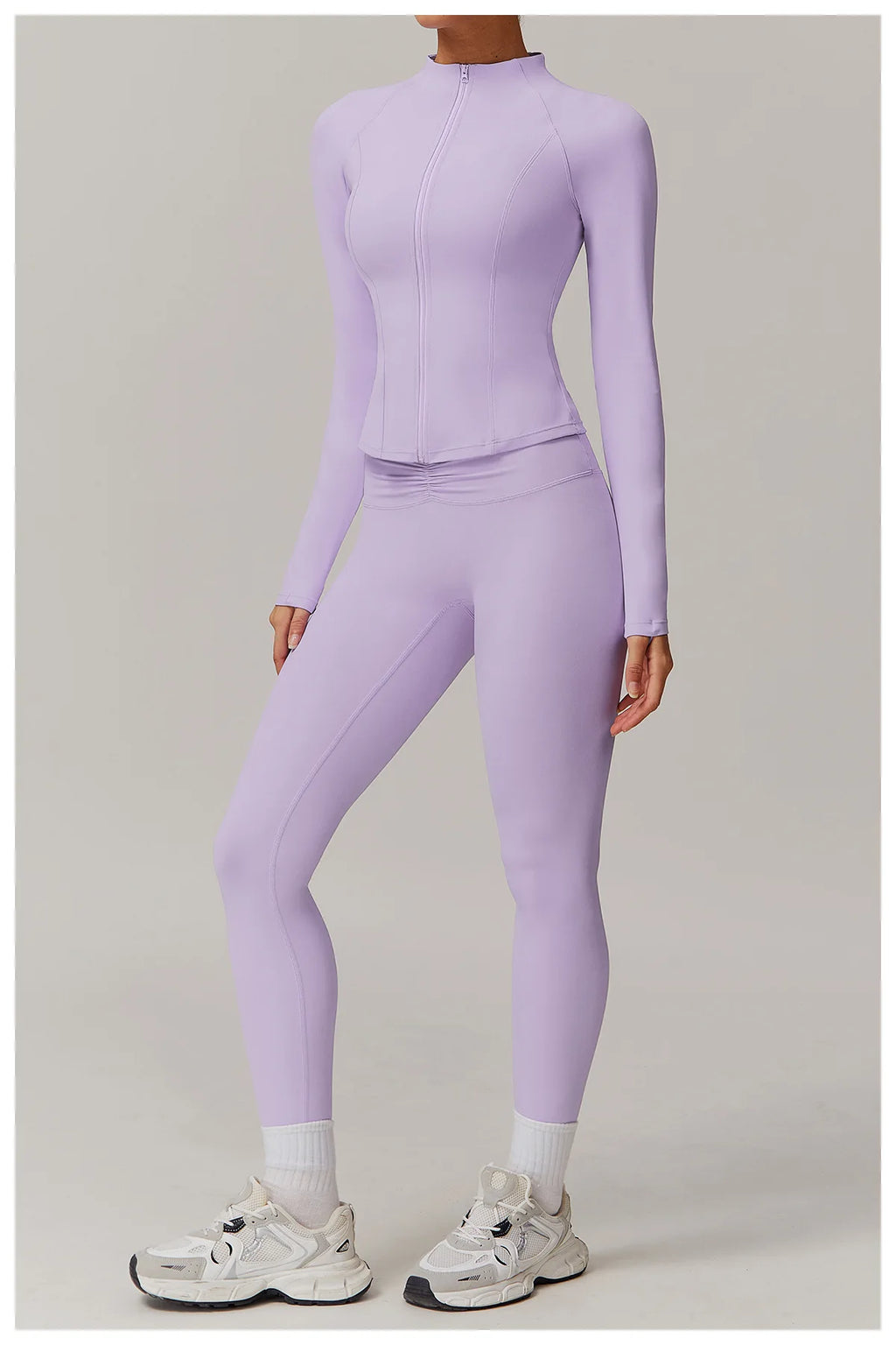 ZipSculpt Jacket - Stand Collar