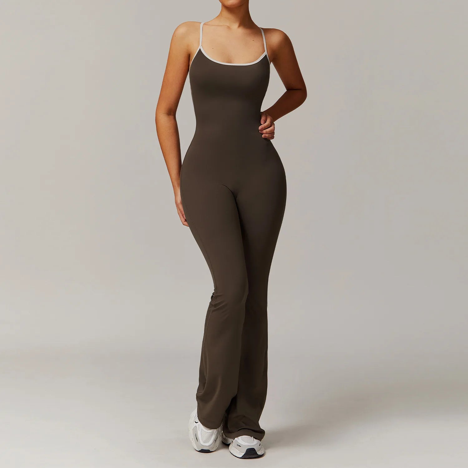 FlareCut Jumpsuit - Backless Strap