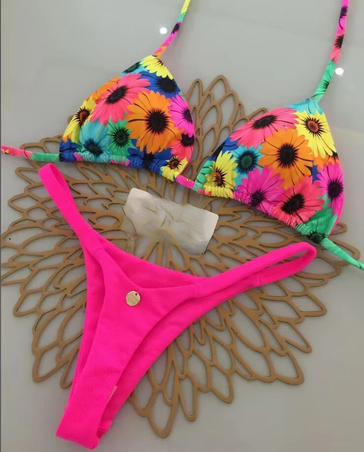Savanna Luxe – Leopard Trim Bikini