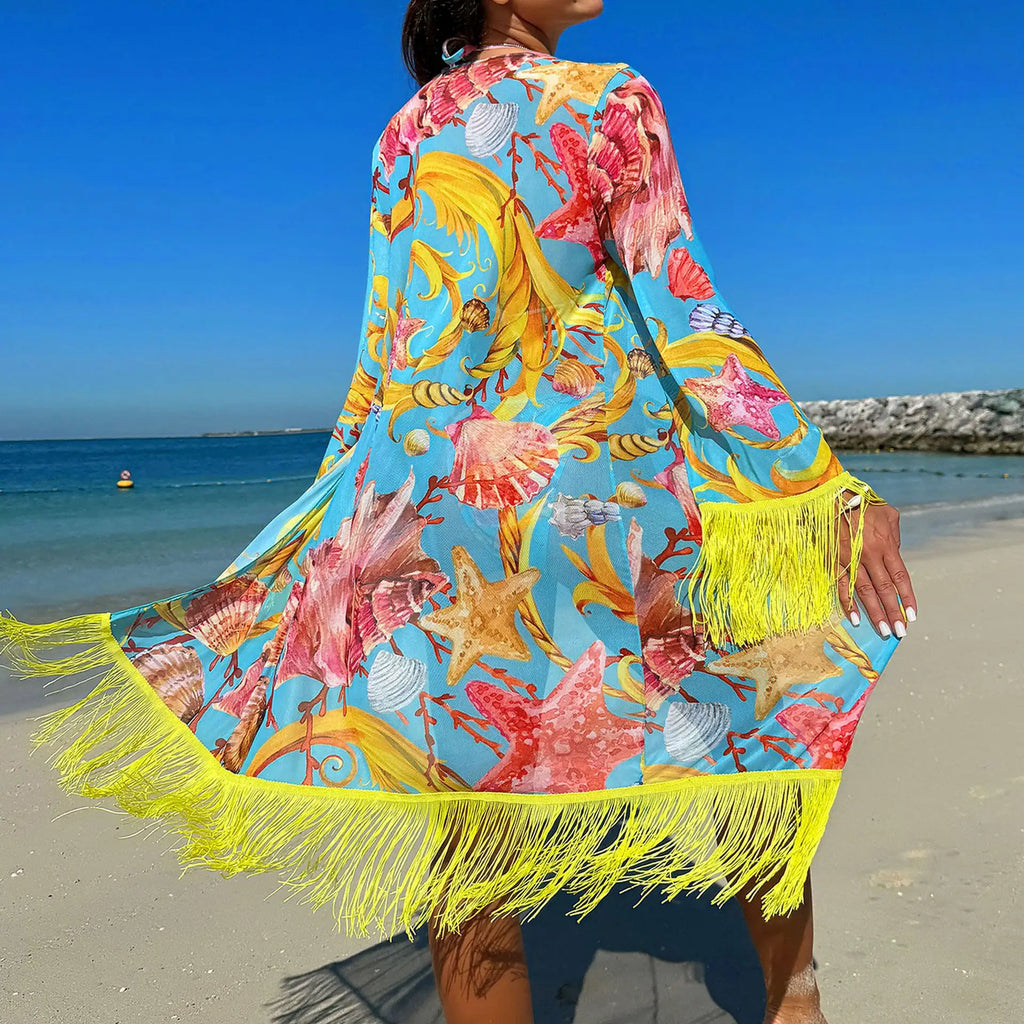 Coast Shade - Bikini & Tassel Hoodie