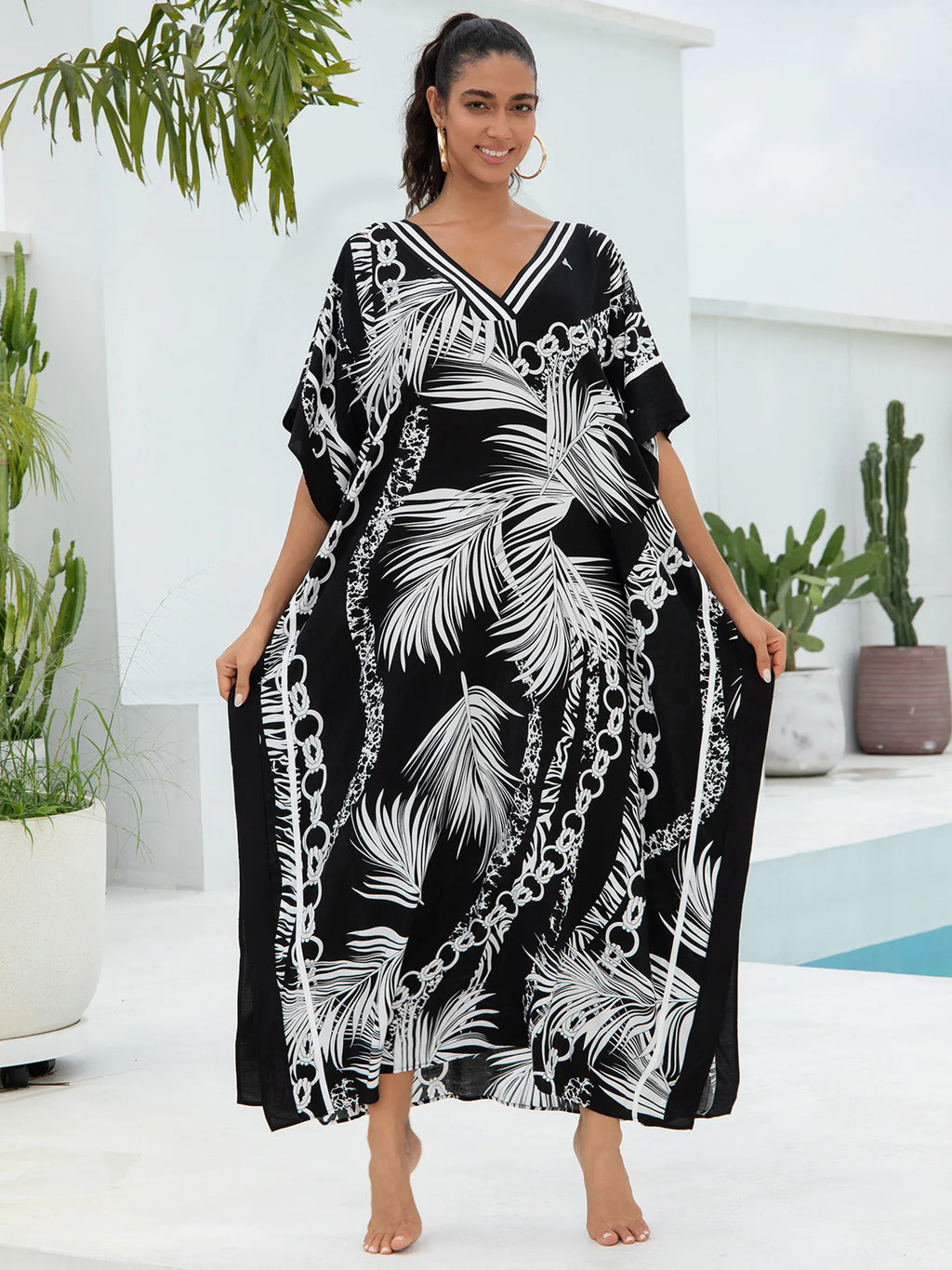 Riviera Chain - Print Robe