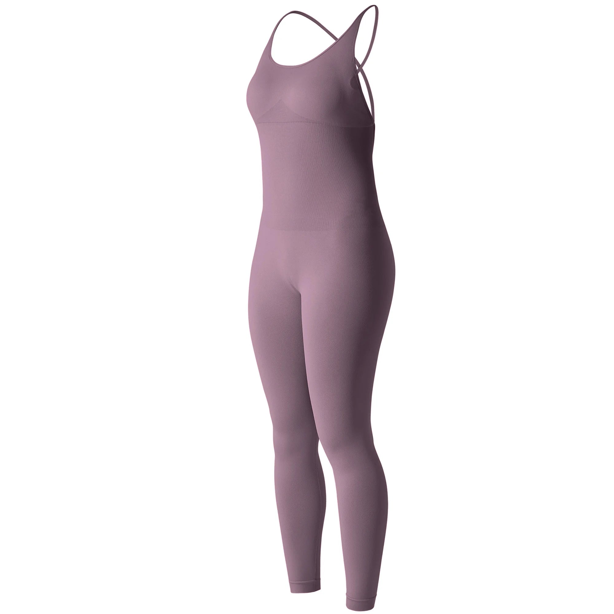 Sleeveless Bodycon Jumpsuit – Women’s Full-Season Fitness & Casual Sporty Playsuit