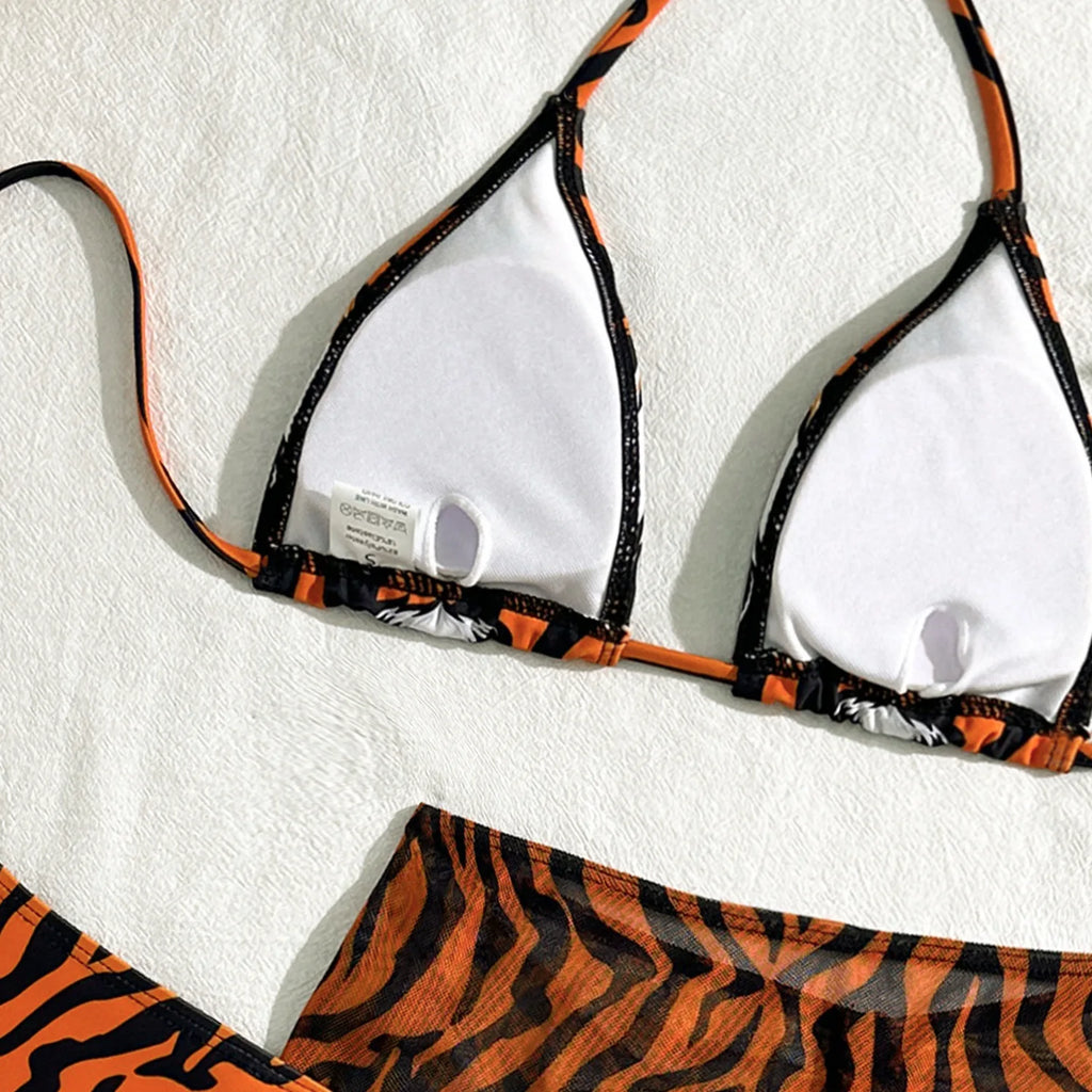 Savanna Tiger - 3-Piece Bikini