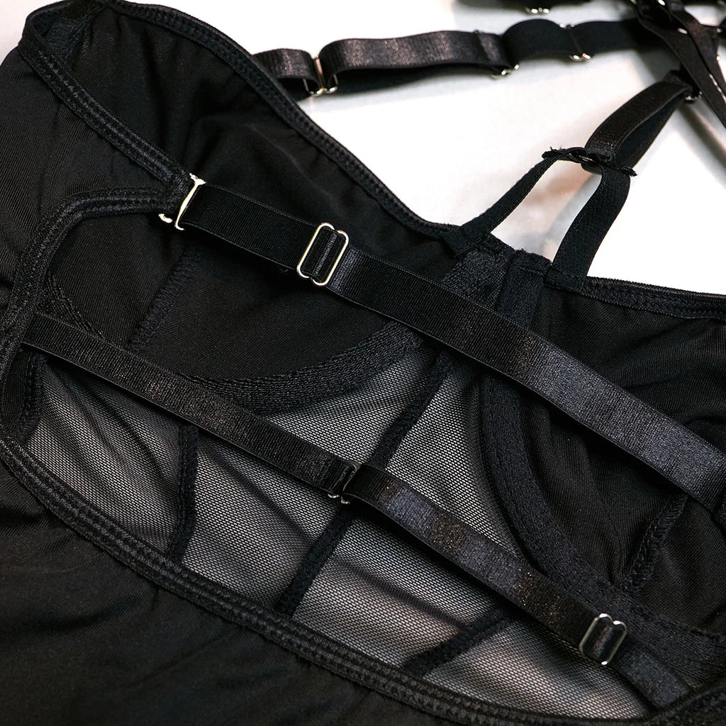 Off-Shoulder Lace Bodysuit – Bandage Fit