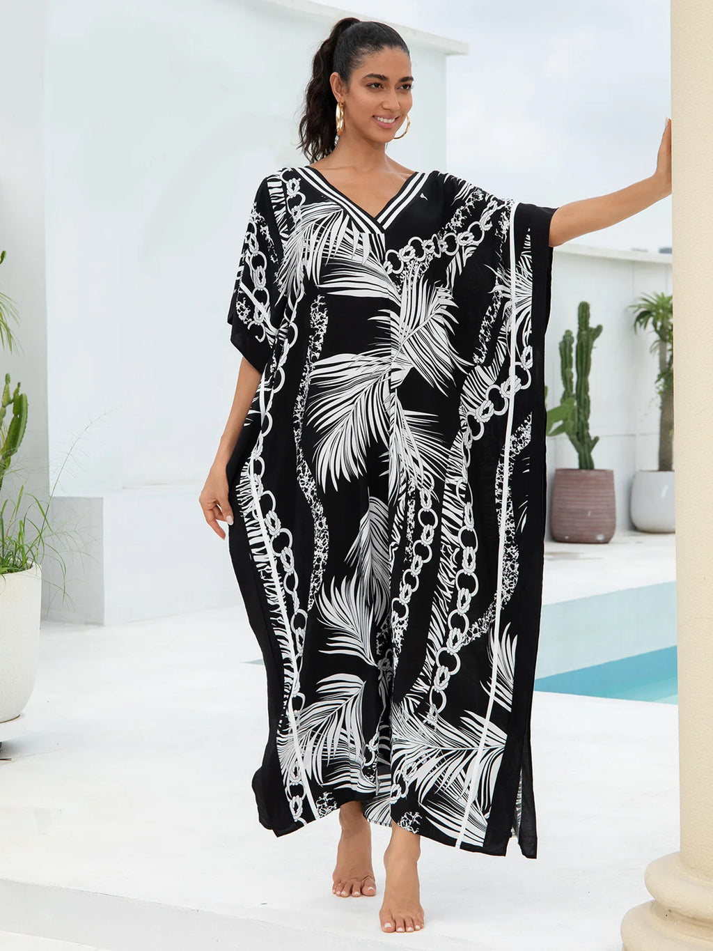 Riviera Chain - Print Robe