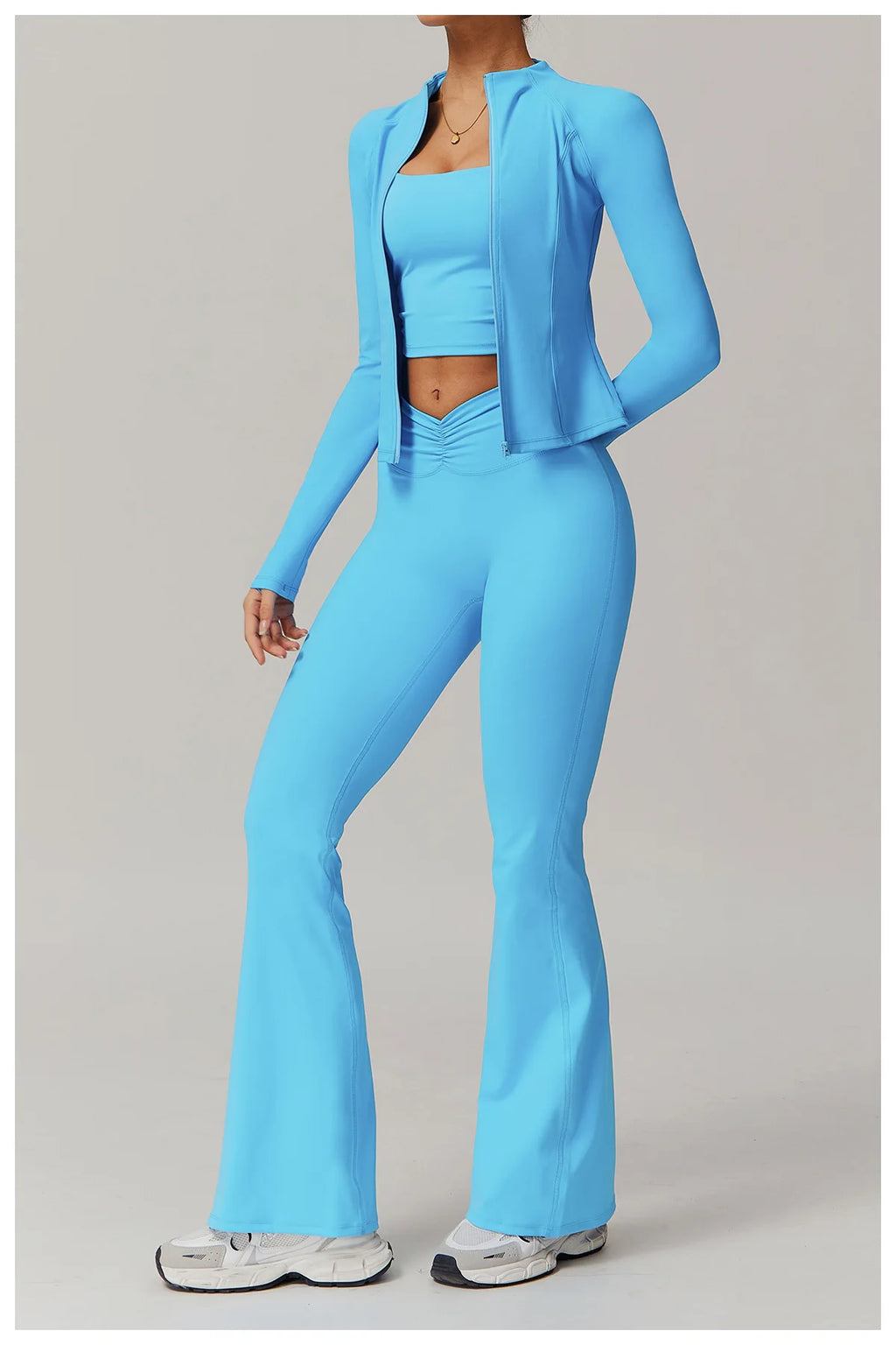 ZipSculpt Jacket - Stand Collar