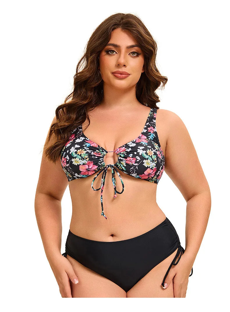 Savanna Bloom - Plus Floral One-Piece