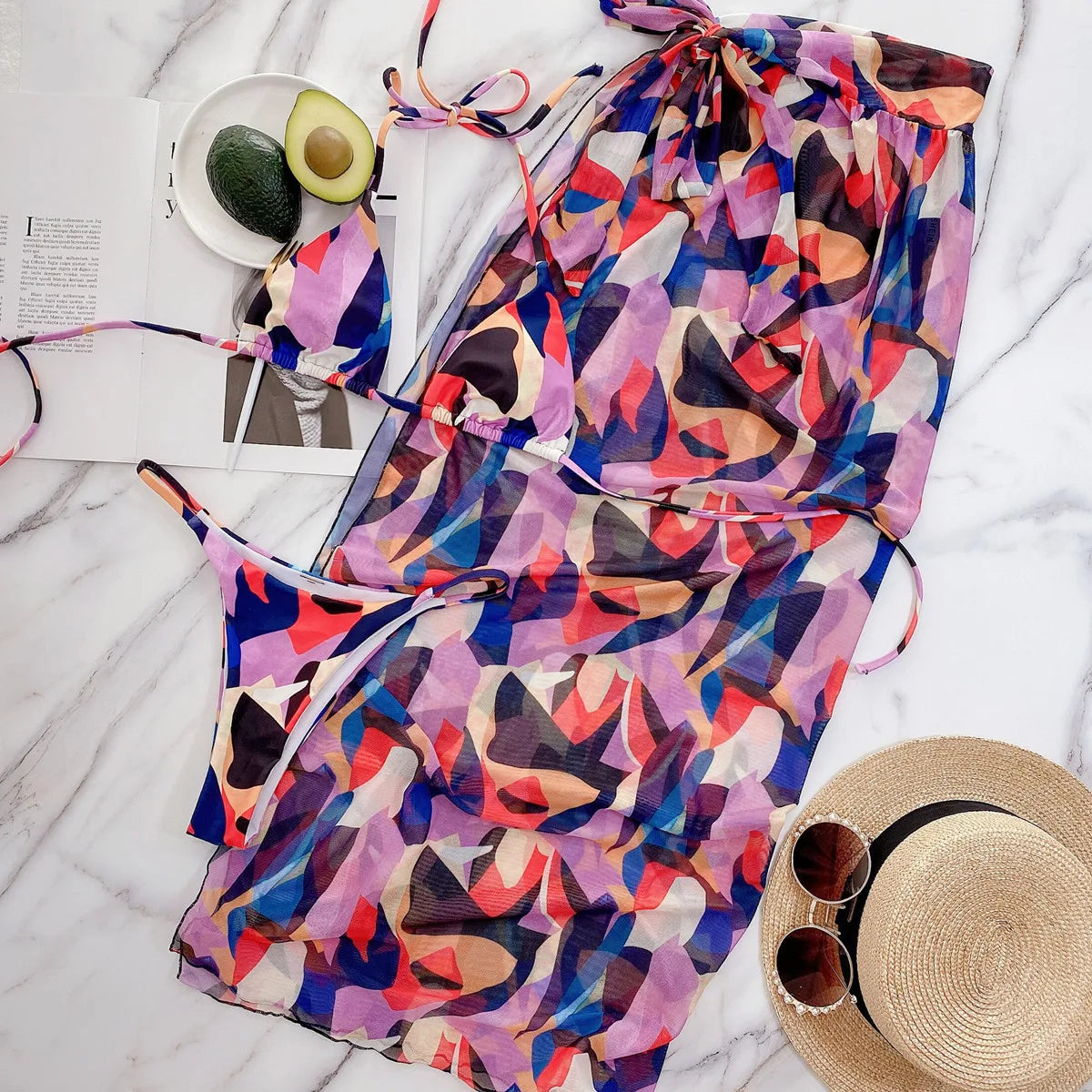 Isla Skirt Set - Printed 3-Piece