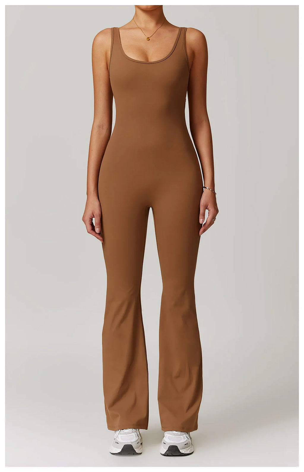 Utility Flare Jumpsuit - Backless