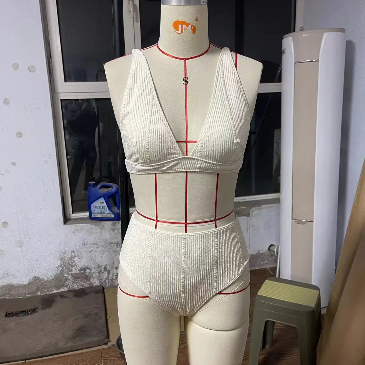 Aria V - High-Waist Triangle Bikini