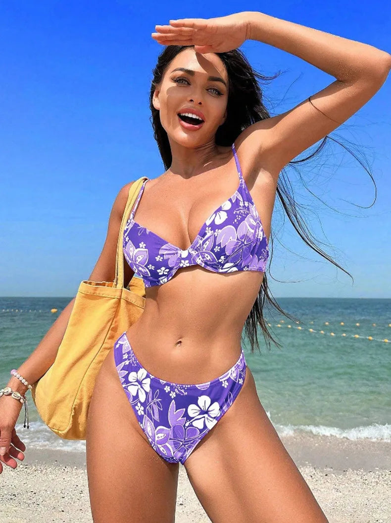 Savanna Bloom - Floral Triangle Bikini