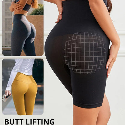 High Waist Tummy Control Shapewear Shorts – Seamless Butt Lifter & Thigh Slimmer