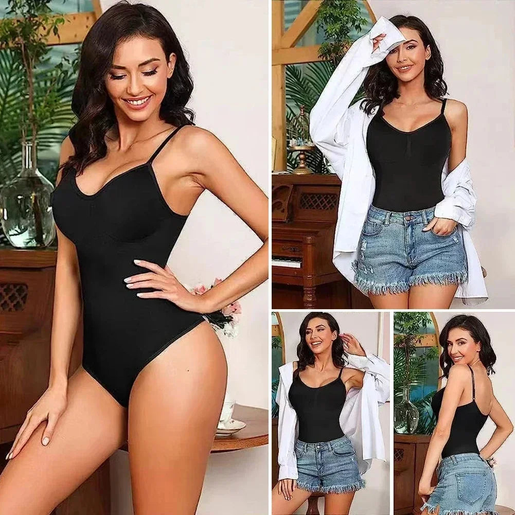 Seamless Full Body Shaper – Waist Trainer Bodysuit with Tummy Control & Butt Lifter
