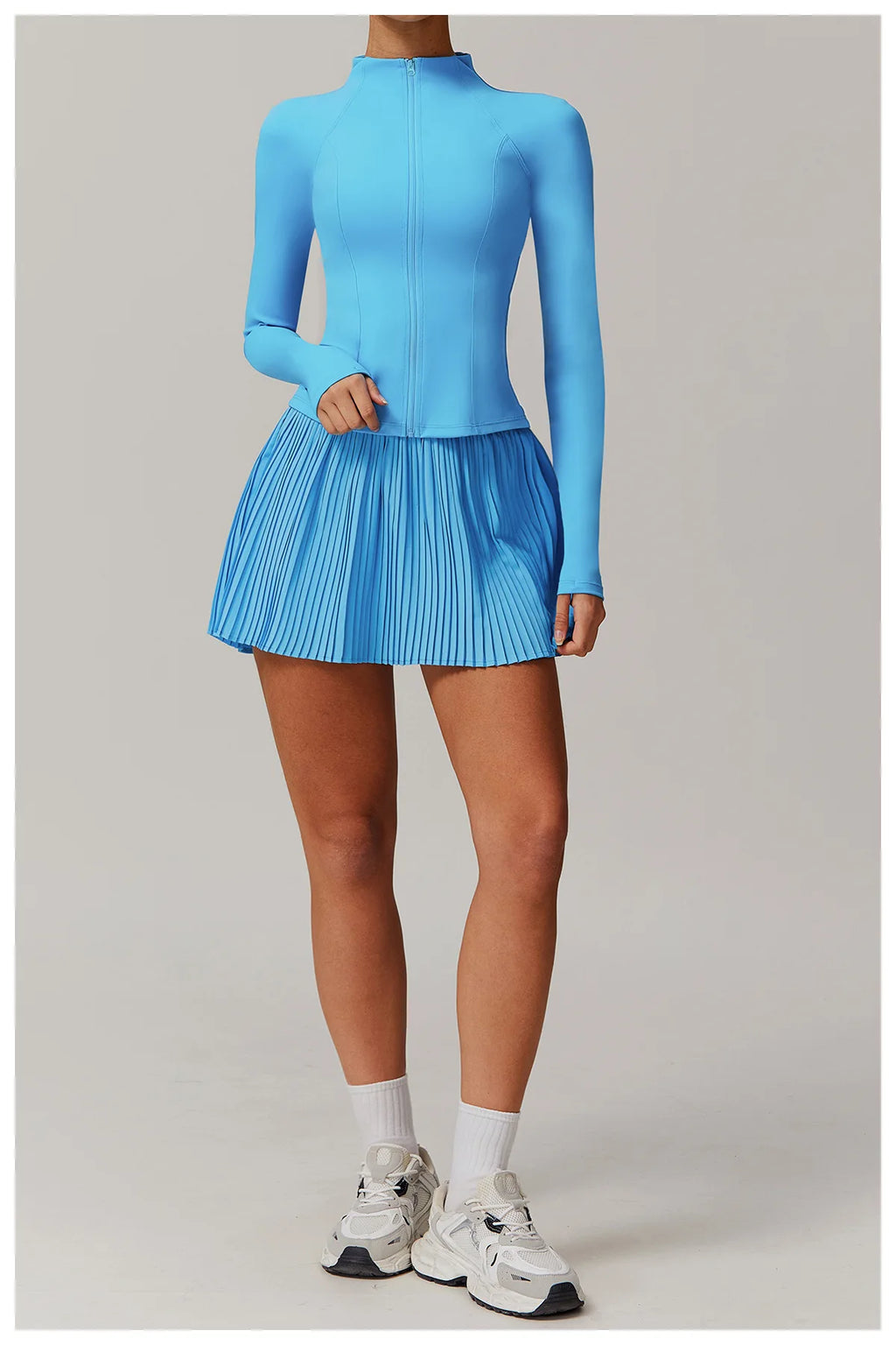 ZipSculpt Jacket - Stand Collar