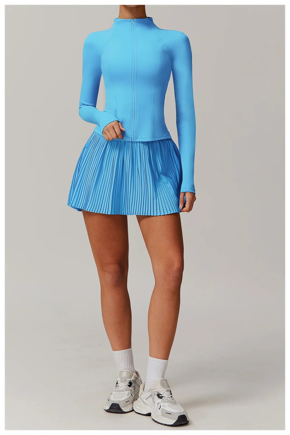 ZipSculpt Jacket - Stand Collar