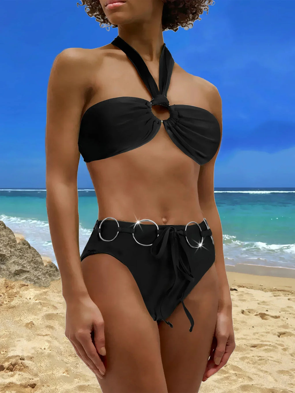 Selene Noir - Ring Detail Bikini