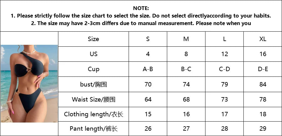 Valeria One-Shoulder - Low-Waist Bikini