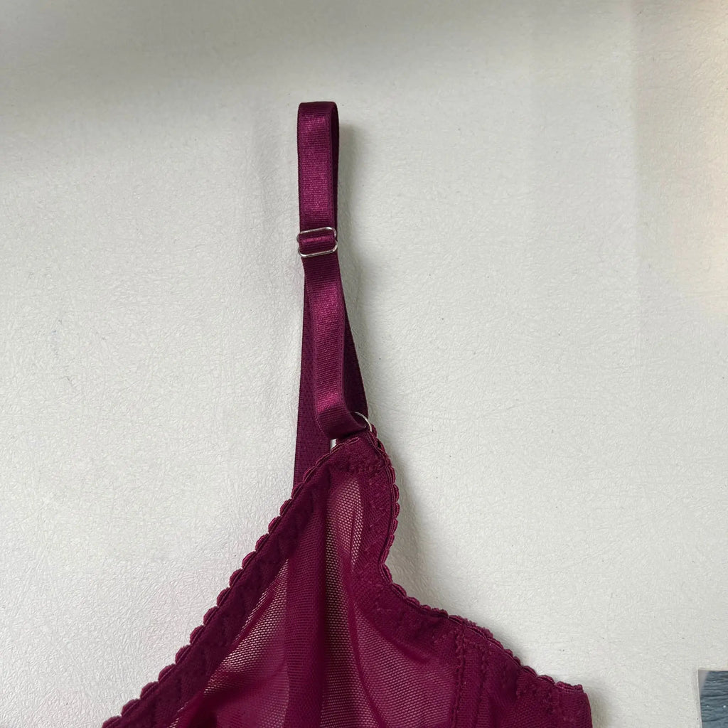 Seamless Lace Push-Up Bra & Panty Set