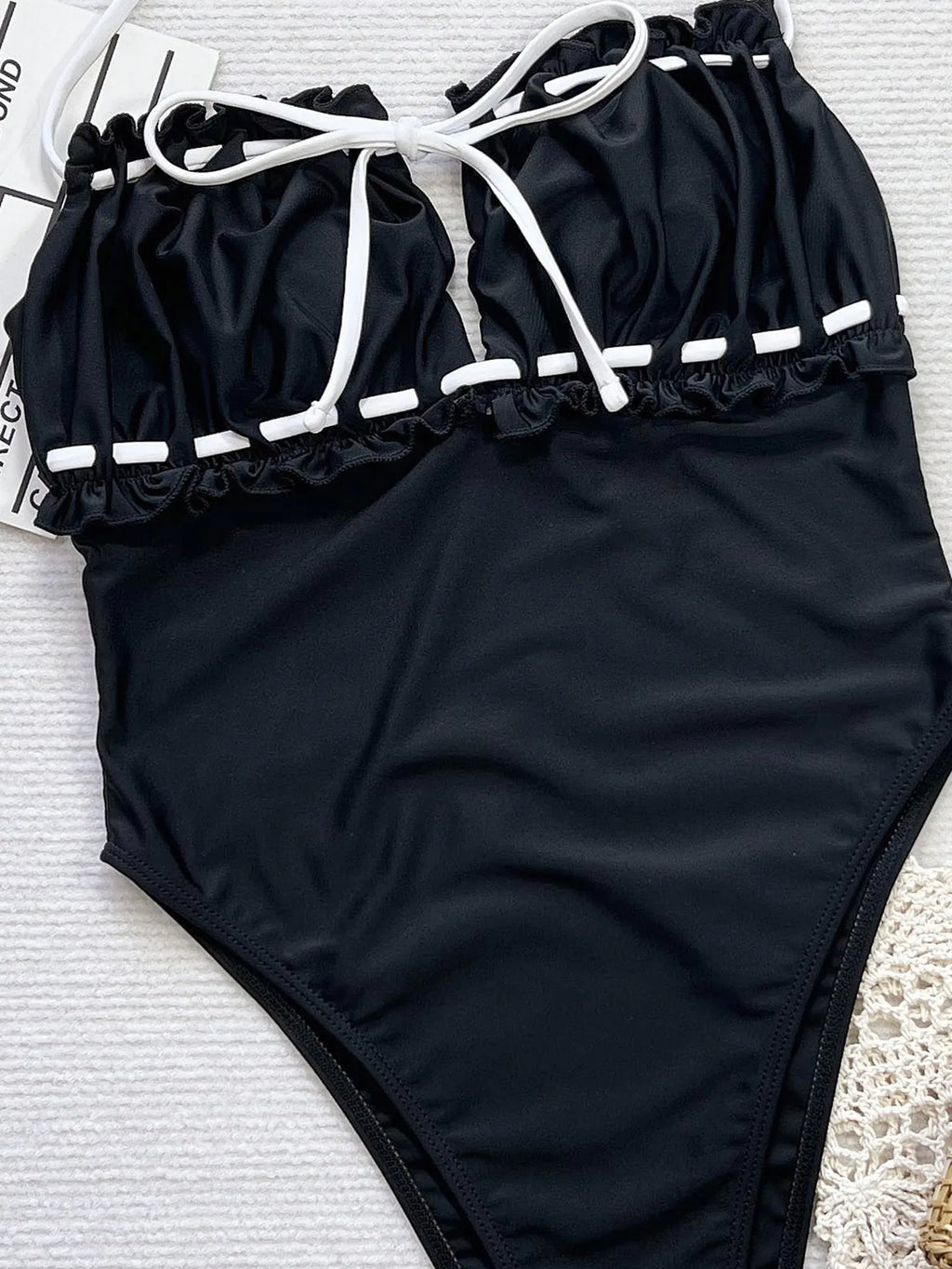 Aurora Pleat - Lace-Up One-Piece