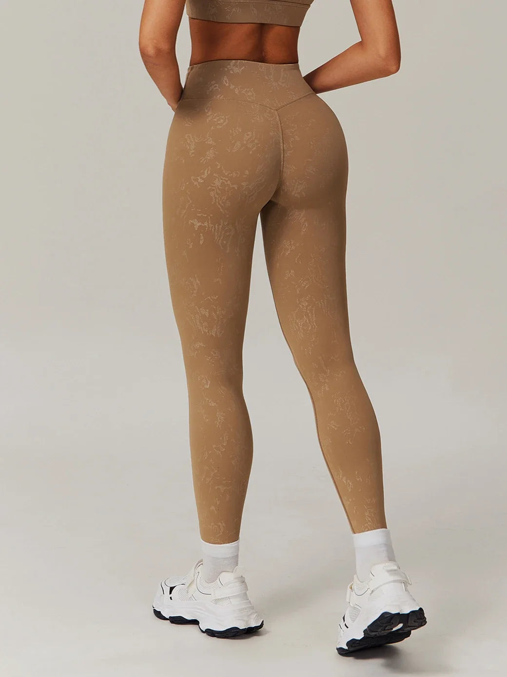 LuxeFoil Leggings - High Waist