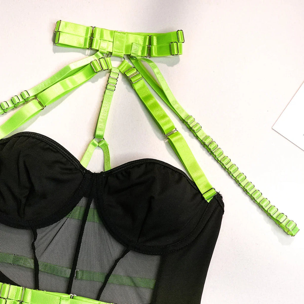 Off-Shoulder Lace Bodysuit – Bandage Fit