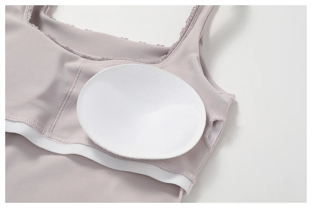 RuffleSquare Bra - Square Neck