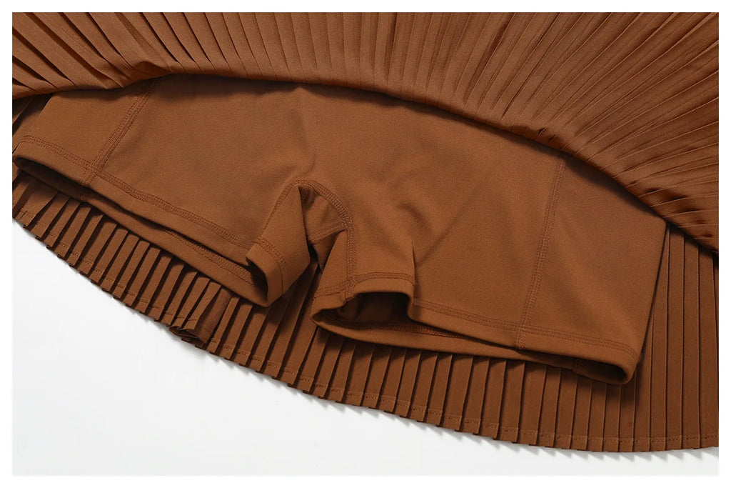 CourtSkirt Set - Vest & Pleat Skirt