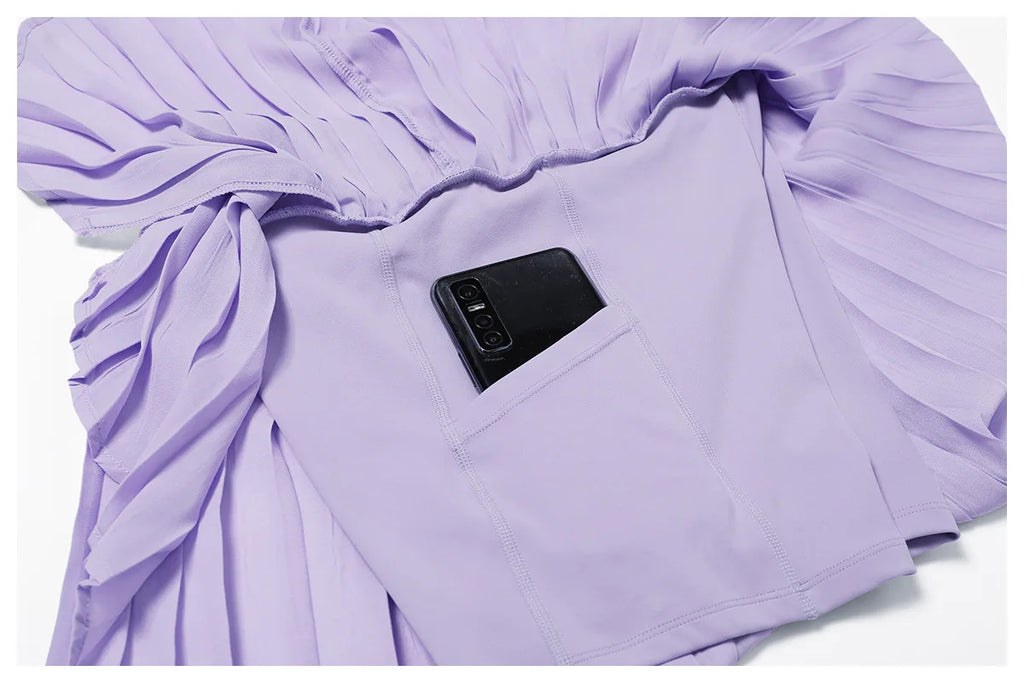 A-Line Court Skort - Welt Pocket