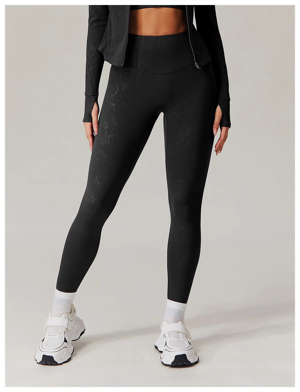 LuxeFoil Leggings - High Waist