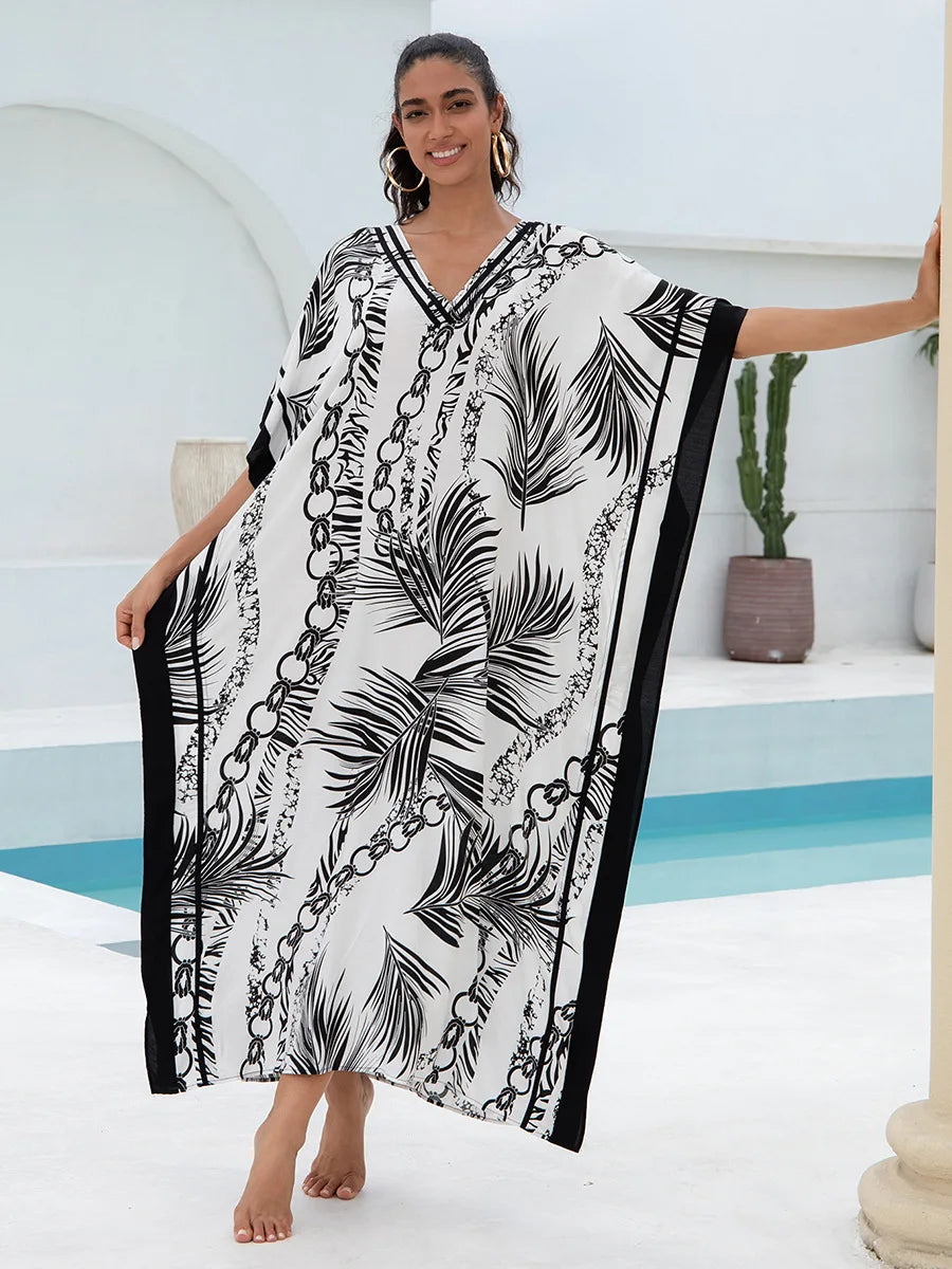 Capri Chain - Print Robe