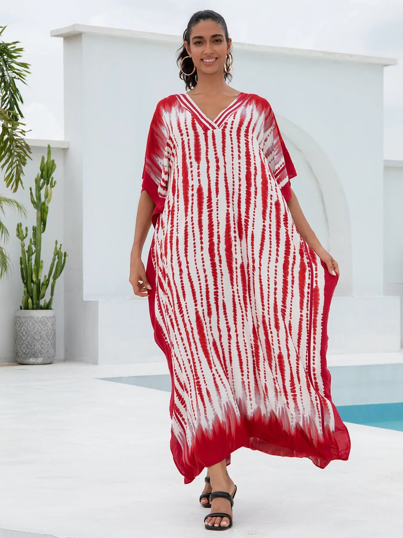 Marina Stripe - Long Robe