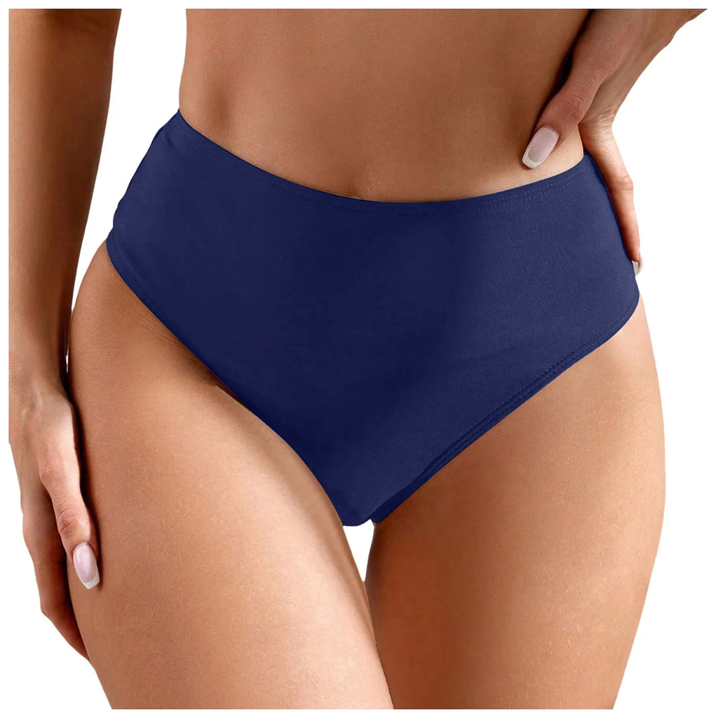 Solea Wave – High-Waist Bikini Bottoms