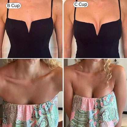 Self-Adhesive Push-Up Pads – 2-in-1 Double-Sided Nipple Covers & Breast Enhancers for Bikini