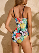 Savanna Bloom - Slim Floral One-Piece