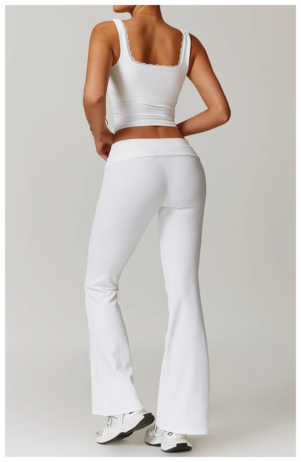 RuffleSquare Bra - Square Neck