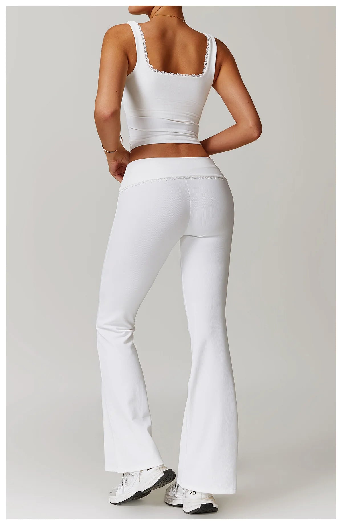 RuffleSquare Bra - Square Neck