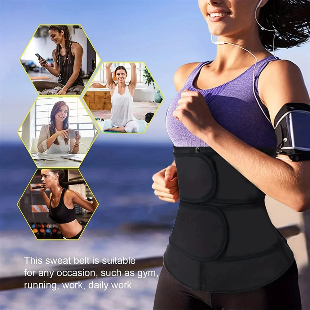 Sculptra Vale – Neoprene Zip-Front Adjustable Waist Trainer