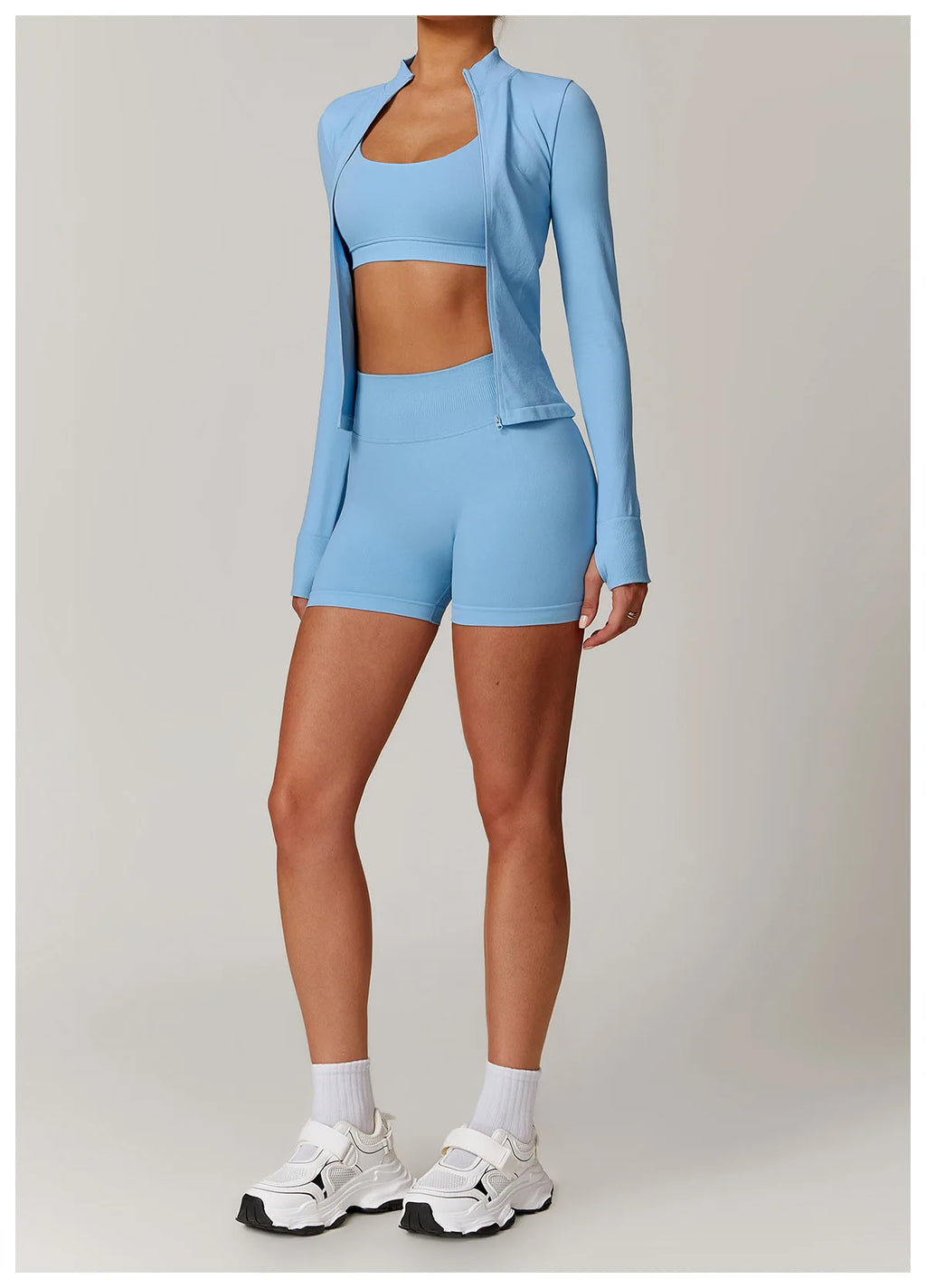 AeroGuard Trio Set - Zip Jacket, Bra & Leggings