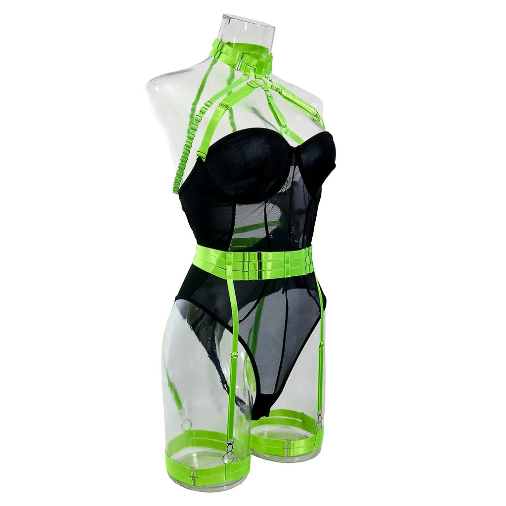 Off-Shoulder Lace Bodysuit – Bandage Fit