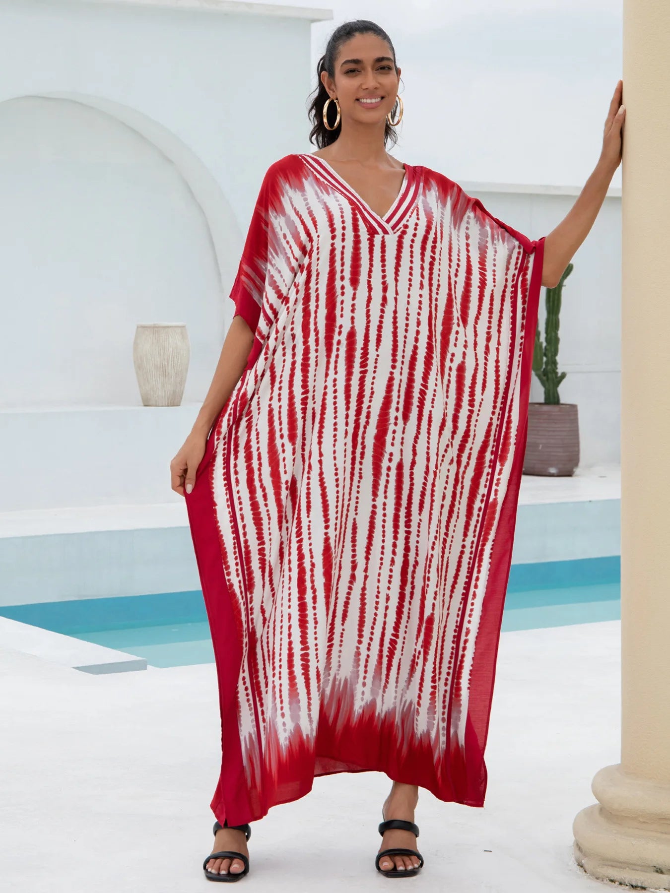 Marina Stripe - Long Robe