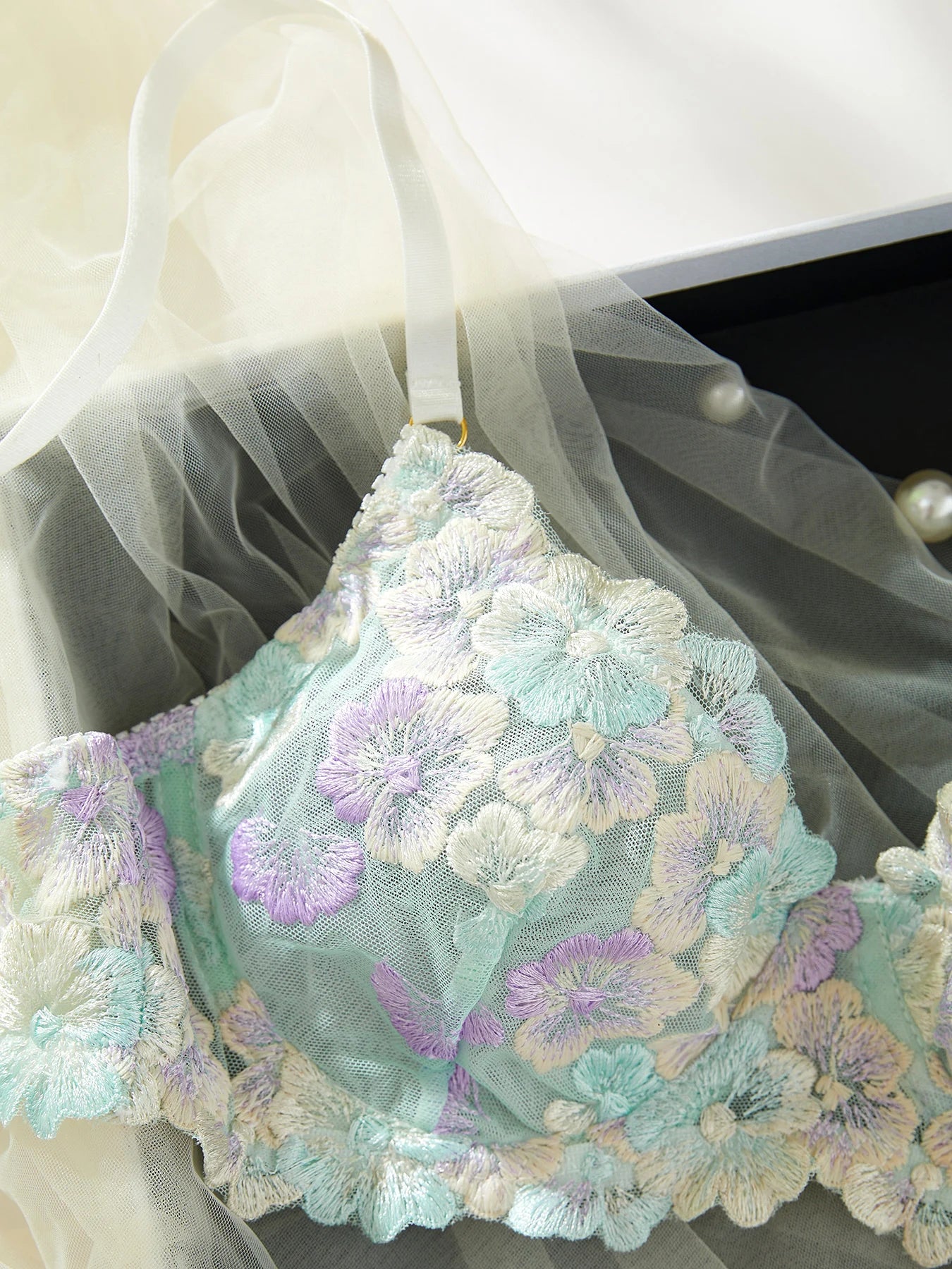 Embroidered Mesh Fairy Lingerie Set (OnlyFans)