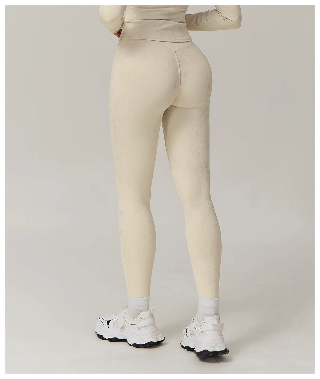 LuxeFoil Leggings - High Waist