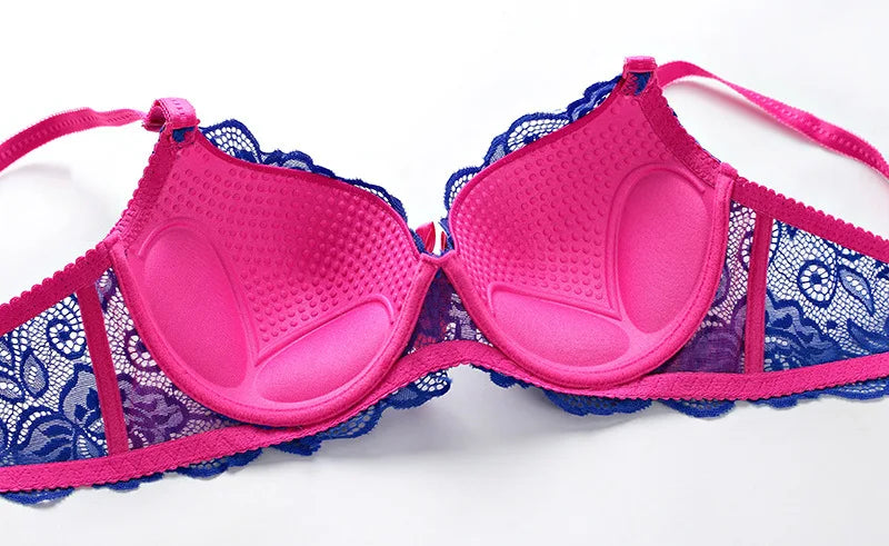 Hollow Lace Thong Set – Adjustable Bra & Panties